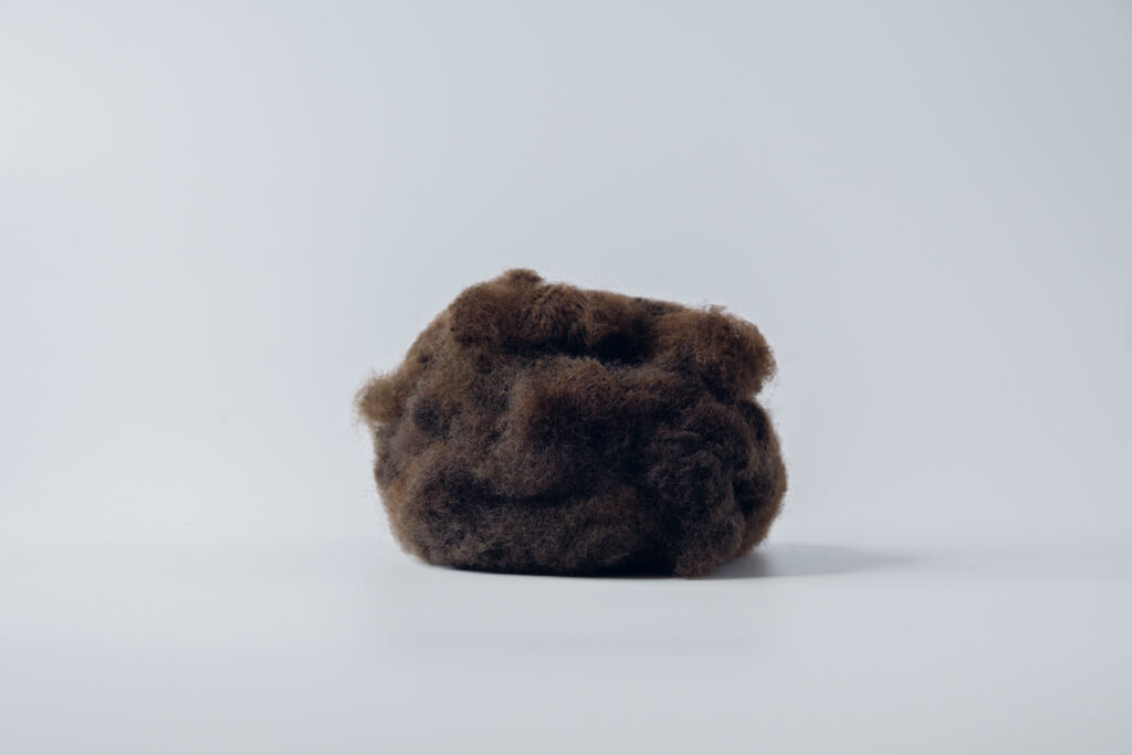 リサイクルレギュラー繊維 BROWN